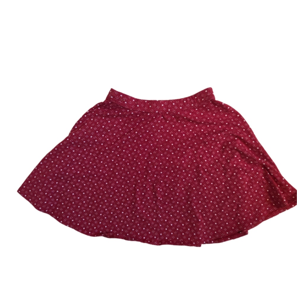 Hollister Burgundy A-Line Skirt - Picture 2 of 5